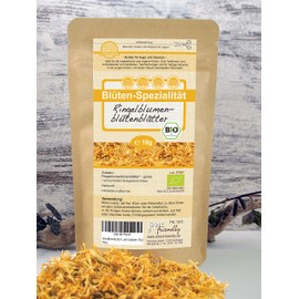 direct&friendly Organic marigold flowers without calyx marigold petals marigold tea (10 g)