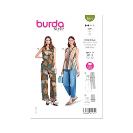 Burda Style Sewing Pattern B5914 Misses’ Jumpsuit and Top
