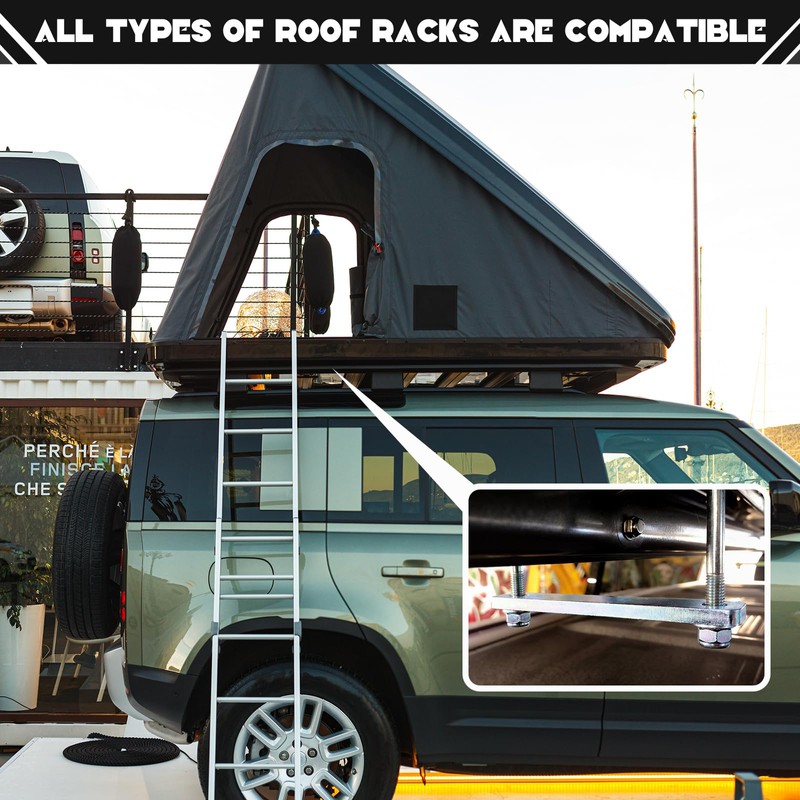 28 Pcs Rooftop Tent Mounting Hardware Set Roof Rack Brackets,