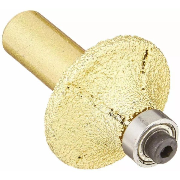 Roxx Diamond Brazed Demi Router Bit 3/16" 3/8" 1/2" 3/4"