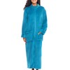 Alexander Del Rossa Long Zip Up Robes - Plush Zipper