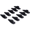 10PCS Shark Fin Kit Spoiler Wing Set with Carbon Fiber
