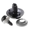 dophee 20Pcs Black Plastic Safety Eyes with Washers, Craft Eyes,