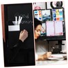 Operitacx Fridge Magnetic Notepads and Pen Holder Set Magnetic Grocery