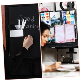Operitacx Fridge Magnetic Notepads and Pen Holder Set Magnetic Grocery List Planner for Home Office