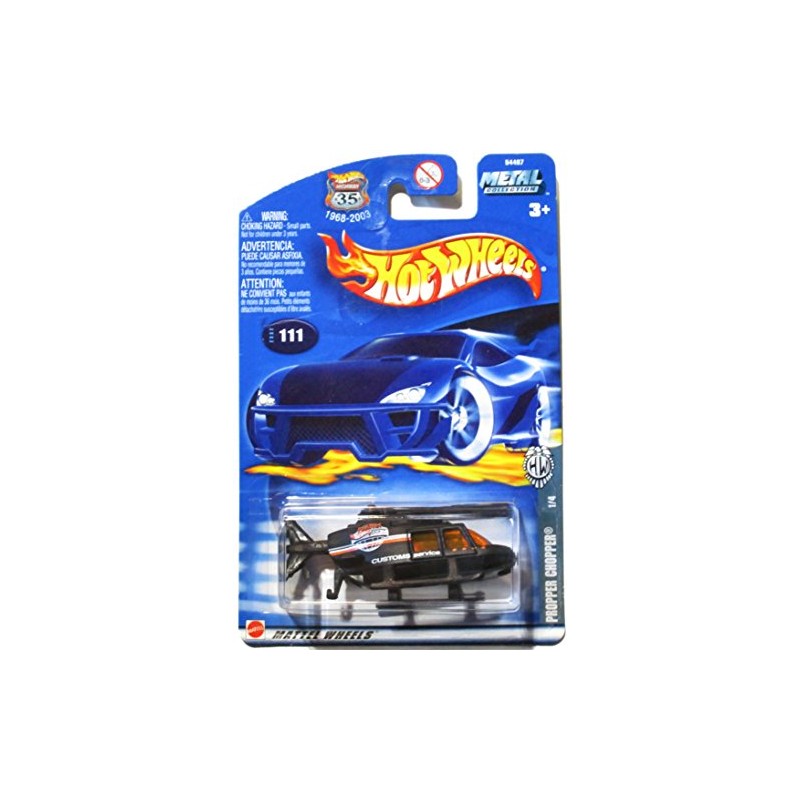 Hot Wheels 2002-111 Propper Chopper Customs Service Highway 35 1:64