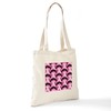 CafePress Pinkribbonlllpbsq Tote Bag Natural Canvas Tote Bag, Reusable Shopping
