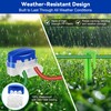 COZCLAM 100 Pegs & 5 Cable Connectors for Robotic Lawnmower