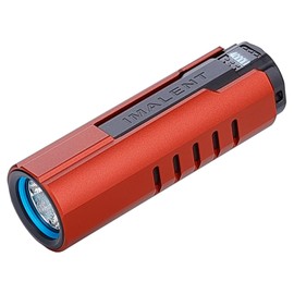 IMALENT LD70 High Performance Mini Torch 4000 lumens, Pocket LED Torch with OLED Display, Brightest Small EDC Flashlight with 6 Bightness Levels for Dog Walking and Fishing (Red)