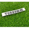 2PC 2024-2025 Turbomax Emblems 3D Badge Nameplate Hood Letters Logo