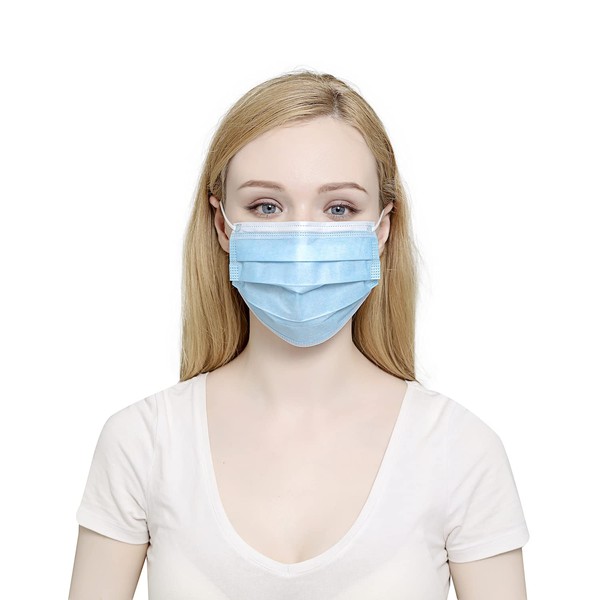 VIOLA Disposable 3-Layer Protective Earloop Face Masks (500 pcs)