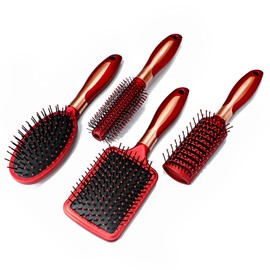HairBrush Set Anti Static Massage Oval Comb Round Hair Brush Vent Hair Brush Detangling Brush Paddle Brush for Women Men