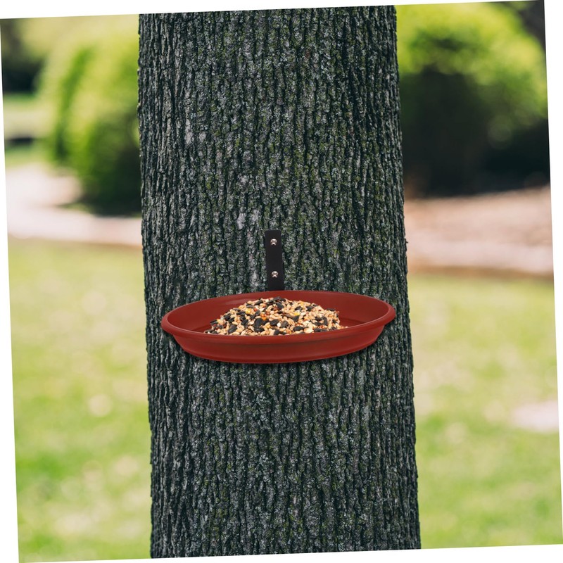 CORHAD Birdbath Bird Feeder Combo Heavy Duty Outdoor Hanging Bird