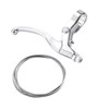 CNC Bike Brake Levers, Bicycle Brake Lever for Mountain Bike/MTB/BMX，Silver