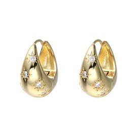 Four Claw Earrings, S925 Silver Four Claw Needle Earrings, Creative Four Claw Rhinestone Stud Earrings, Women's Hoop Earrings Decoration, Women's Zircon Jewelry Earrings, Silver