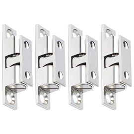 Alise Double Ball Tension Roller Catch Latch for Cabinet,Closet & Furniture Doors,40mm Solid Brass Adjustable Door Catches Hardware,CA100S-4P,Pack of 4