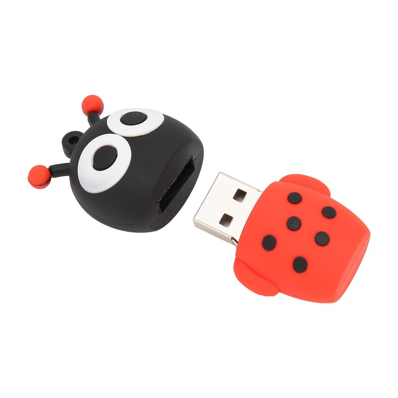 Cartoon Flash Disk Cartoon Ladybug Compatible Optional Stock USB Flash
