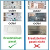 Replacement Parts Set for Geberit Twinline Flush-Mounted Cistern Year of