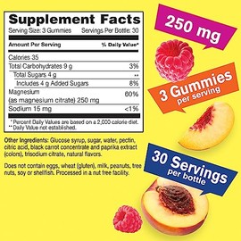WellYeah Magnesium Citrate Gummies 250mg - Highly Absorbable Stress Relief, and Sleep Support Chewable Supplement, Gluten-Free, Non-GMO - Natural...  