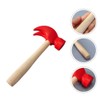 Kisangel 1Pcs Wooden Hammer Mini Simulation Hammer Maintenance Pretend Play