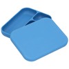 Baby Silicone Divided Food Plate with Lid Drop Resistant Suction