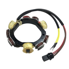 MOTOCEO Stator For Johnson Evinrude Outboard 12Amp 173-4560 584560 763763 35 40 50 60 65 70HP 1992-2005 2/3Cyl 2Stroke Loop Charged