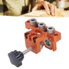 Doweling Jig Drill Kit 3 in 1 Aluminum Alloy Anodized