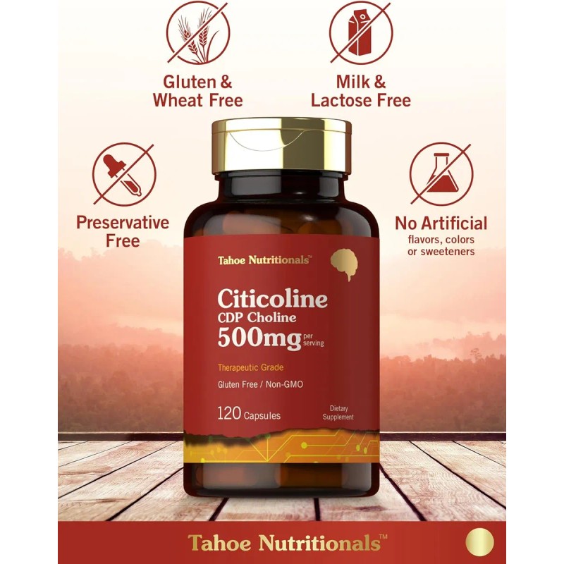 Tahoe Nutritionals Citicolina Colina Cdp | 500 mg | 120