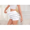 H HIAMIGOS Bloomers for Women Cute Cotton White Ruffle Shorts