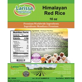 Himalayan Red Rice (16 oz, ZIN: 526340) - 2 Pack