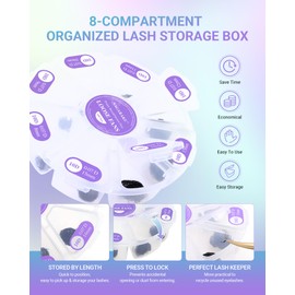 NAGARAKU 10D Premade Fans Lashes, 600 Pcs Volume Lashes 0.07mm C Curl 8-15mm Loose Fans Thin Pointy Base Sharp Narrow Stem Russian Eyelash Extensions