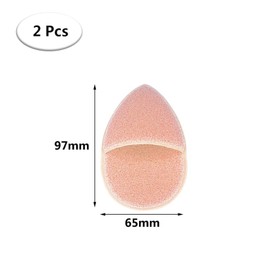 2 Pcs Face Cleaning Puff Exfoliating Sponge Reusable Facial Make Up Cleansing Pad for Facial Cleansing and Exfoliating