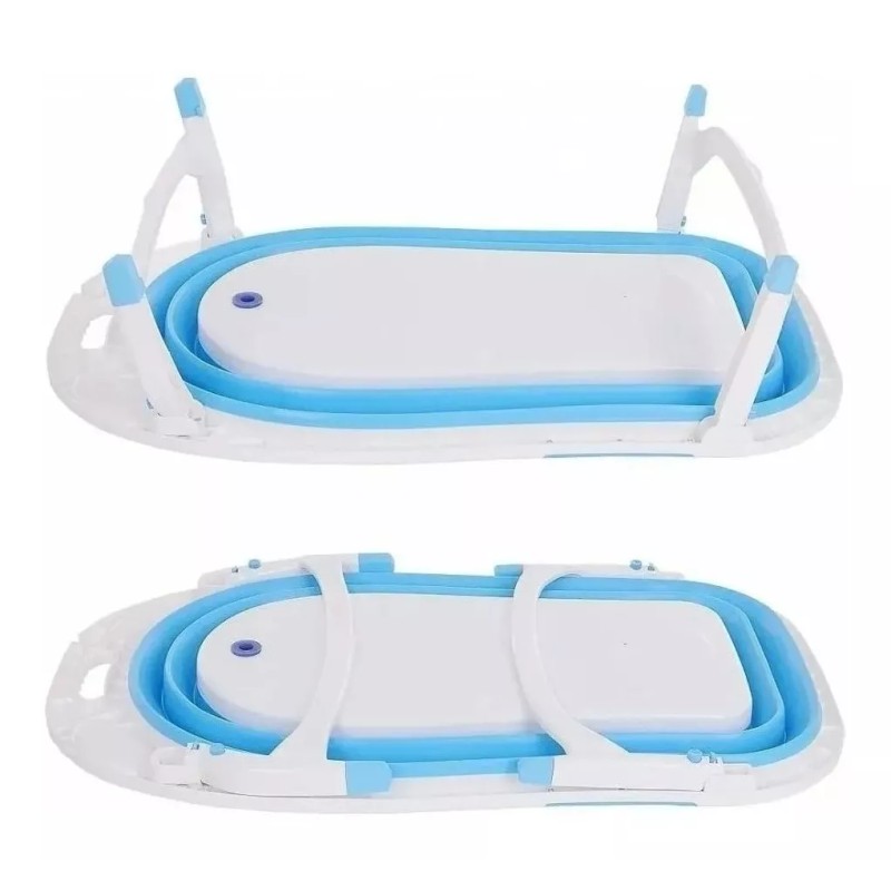 Beauty Bañera Y Cojin Bebe Tina Plegable Ligera