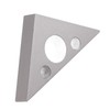 45/90 Degrees Matte Aluminum Alloy Mini Right Angle Ruler Woodworking