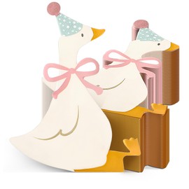 Ctosree 150 Pcs One Silly Goose Paper Napkins Pink Bow Silly Goose Birthday Decorations Disposable Party Napkins Luncheon Dinner Table Supplies for Birthday Baby Shower Party