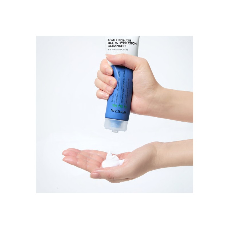 Mediheal (Free Serum Sachet) 1+1 Hyaluronic Acid Density Moisturizing Cleanser