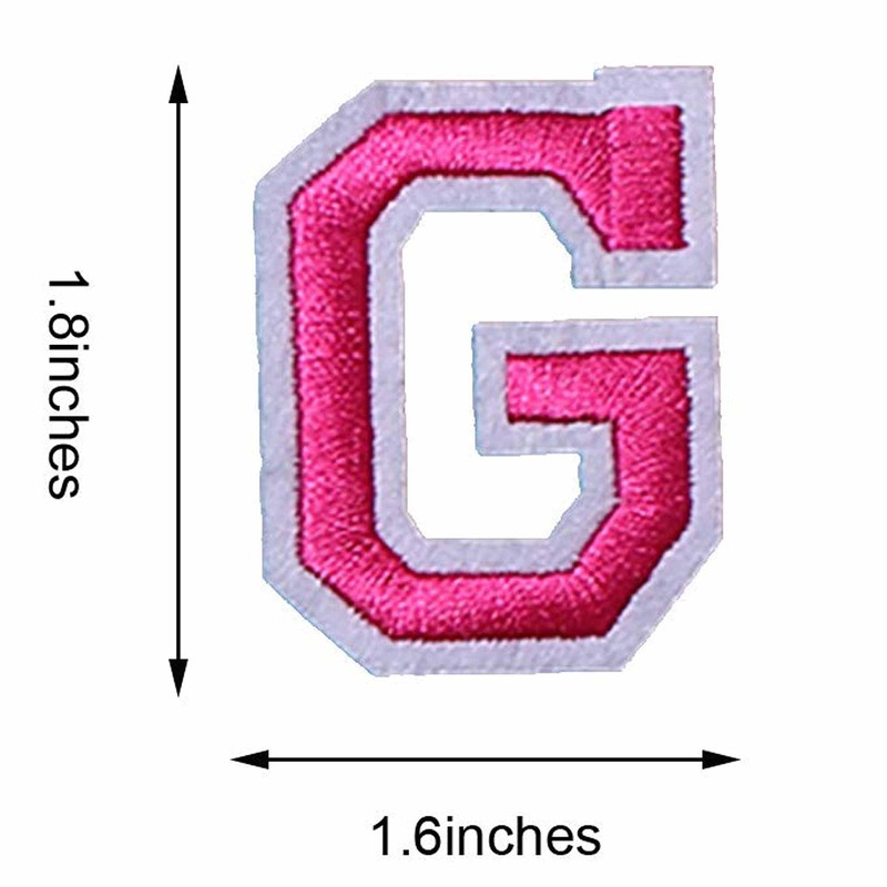 RSYHVG 52pcs Alphabet A to Z Patches, Iron on Sew