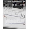SEUNKWANG EWEADN V3 Wireless Keyboard and Mouse with Single Backlit,