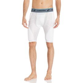 CHAMPRO Tri-Flex Padded Short, Adult 3X-Large, White
