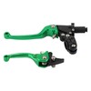 GOOFIT 22mm 1 Pair Green Motorcycle Universal ASV Anti Fall