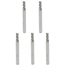 Bivethoi 5 Pcs End Mill Cutter 3/16" Cutting Dia 1/4" Shank Dia 4 Flutes End Mill Drill Bit