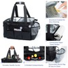 FREECOLSH Black Waterproof Caddy, 16" x 11" x 11", with