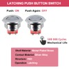 DMWD 22mm Heavy Duty Latching Metal Push Button Switch Waterproof