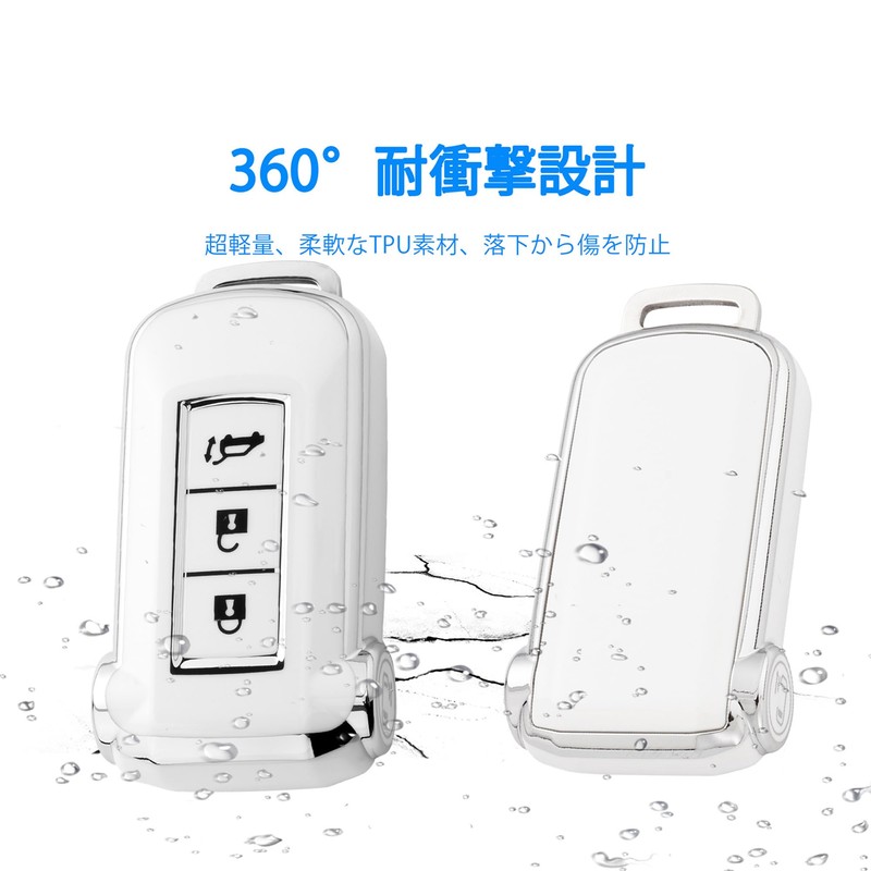 [Unhoke] Delica D:5 Key Case, Compatible with Mitsubishi, Smart Key