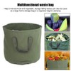 Portable Waterproof Reusable Canvas Garden Leaf Waste Bag, Garden Lawn