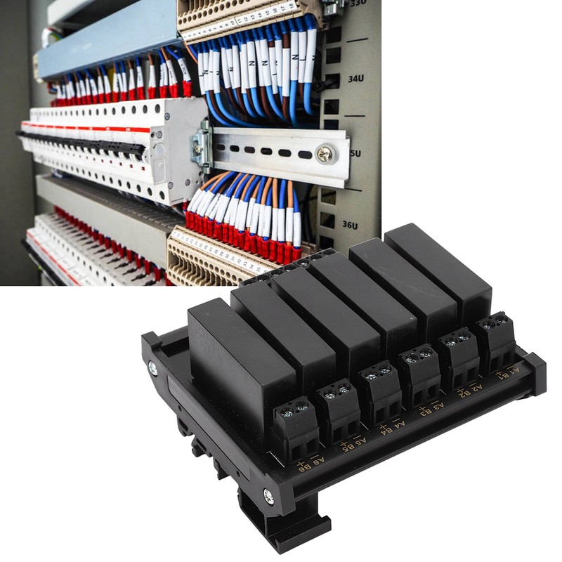 6 Channel Solid State Relay Module with Signal Indicator Input