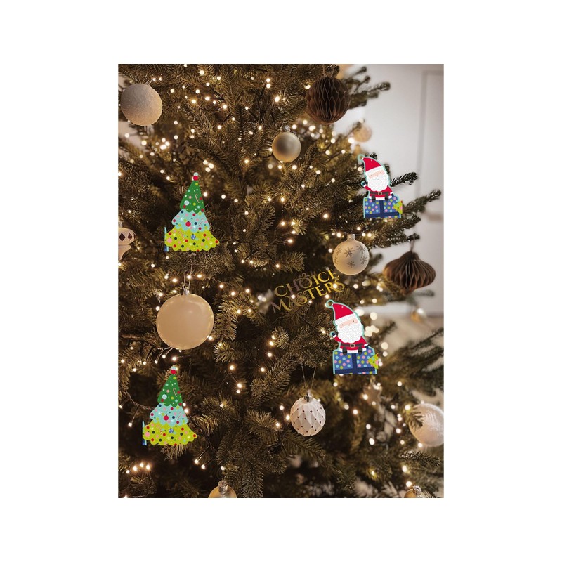 Sync'T Make Your Own Mosaic Christmas Hanging Decorations Kit -