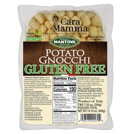 Mantova Gluten-Free Potato Gnocchi, 14.10oz, Product of Italy (Pack of 2)