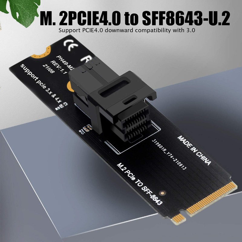 Adapter Expansion Card M.2NVME to U.2 64GT / S Strong
