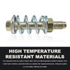 DXNQ 2 PCS Exhaust Bolt and Spring, Automotive Premium Grade